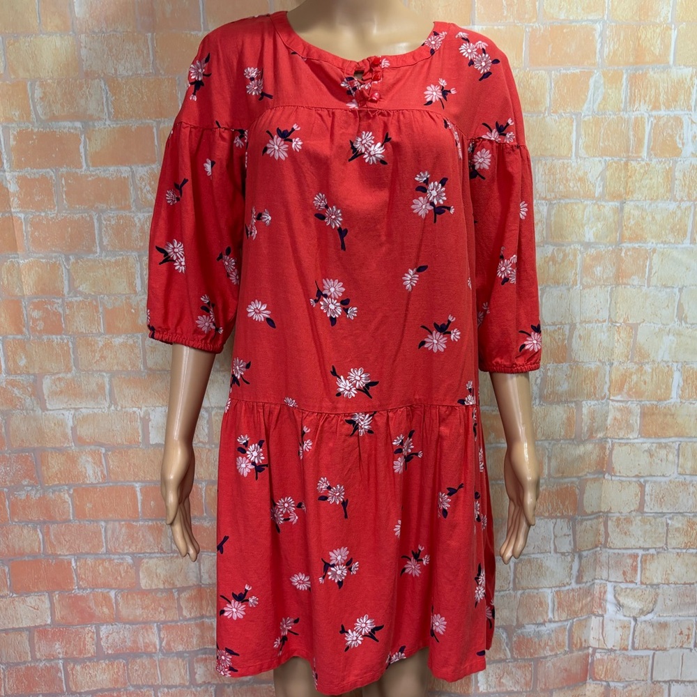 Old Navy Girls Floral Print‎ Tiered Dress
